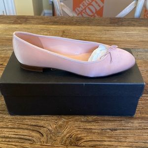 Jcrew Kiki Ballet in light pink satin NWT